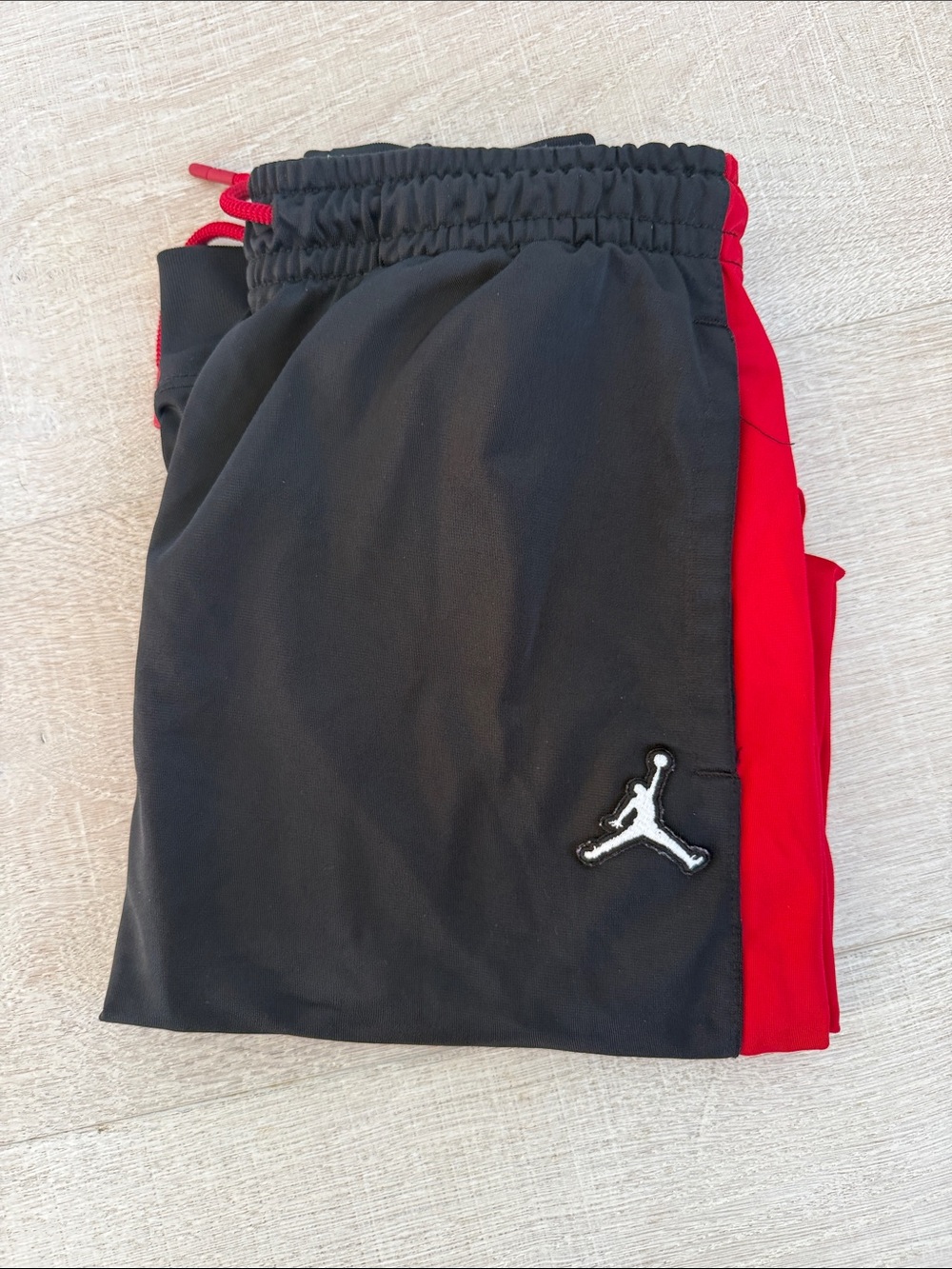 Jordan Black and Red Boys' Athletic pants